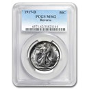 1917-D Reverse Walking Liberty Half Dollar MS-62 PCGS 1917-D Reverse Walking Liberty Half Dollar MS-62 PCGS